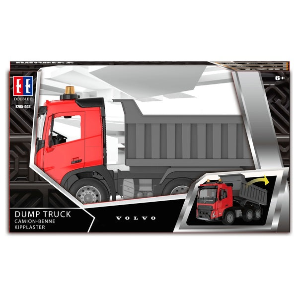 1:20 Volvo Lights And Sounds Manual Dump Truck