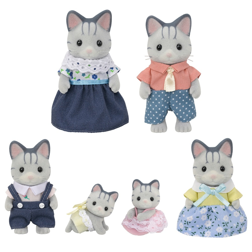 Sylvanian Families Fisher Cat Family 6 Pack