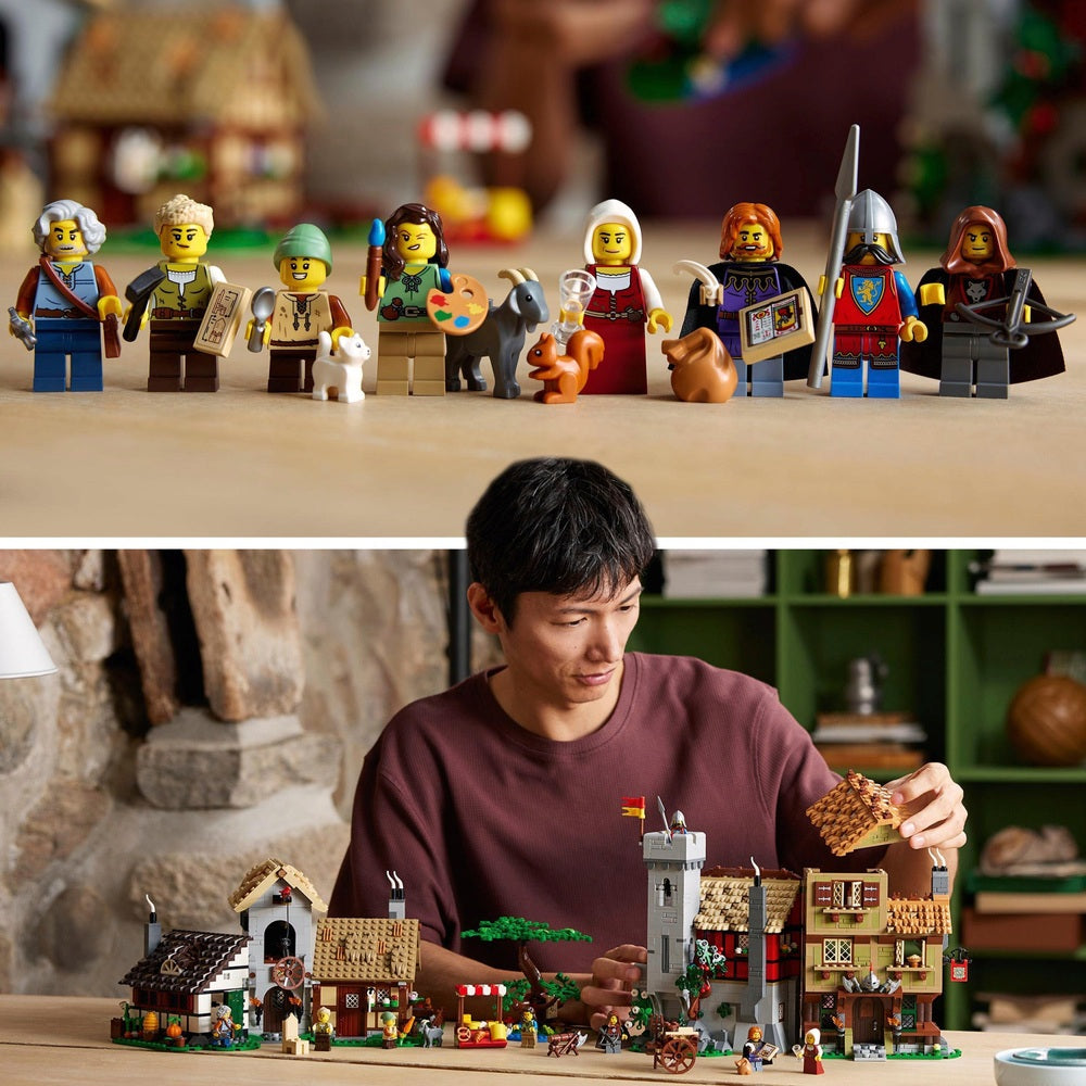Lego Icons 10332 Medieval Town Square Building Set