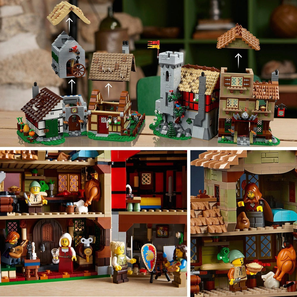 Lego Icons 10332 Medieval Town Square Building Set