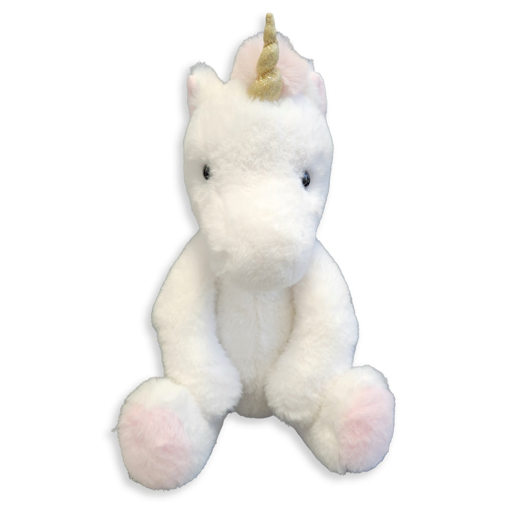 World's Softest Plush 40Cm White Unicorn