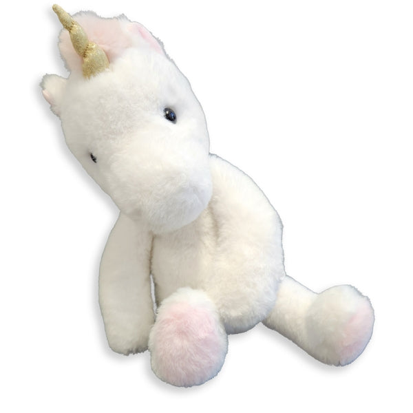 World's Softest Plush 40Cm White Unicorn