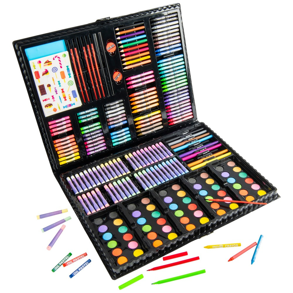 Crafty Co. 250 Piece Kids Art Set