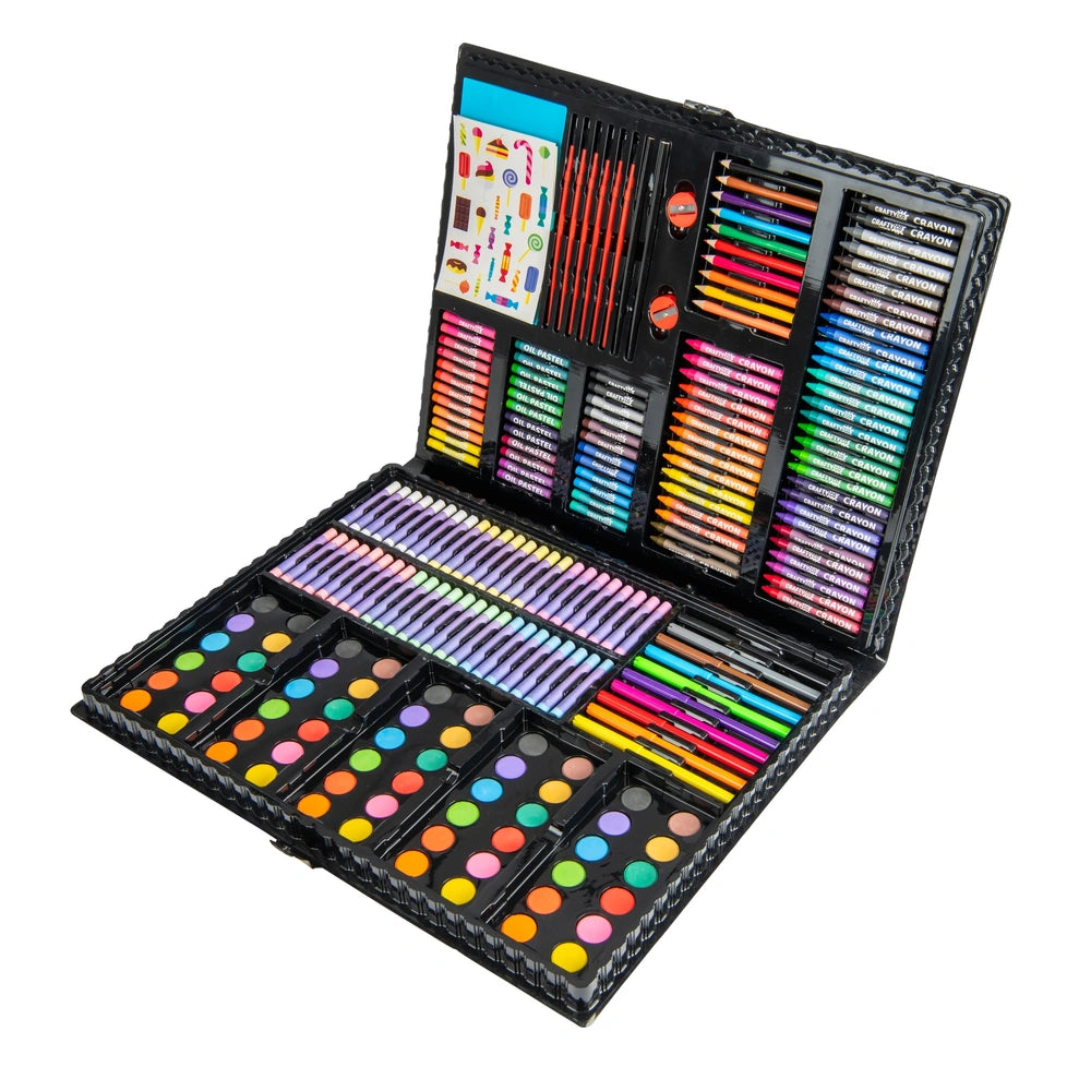 Crafty Co. 250 Piece Kids Art Set