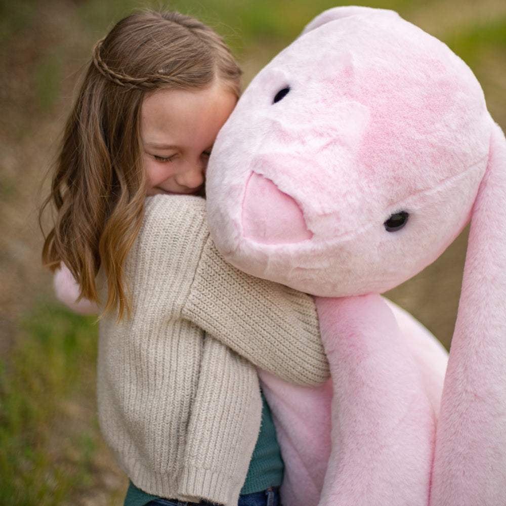 World's Softest Plush 122Cm Jumbo Pink Bunny