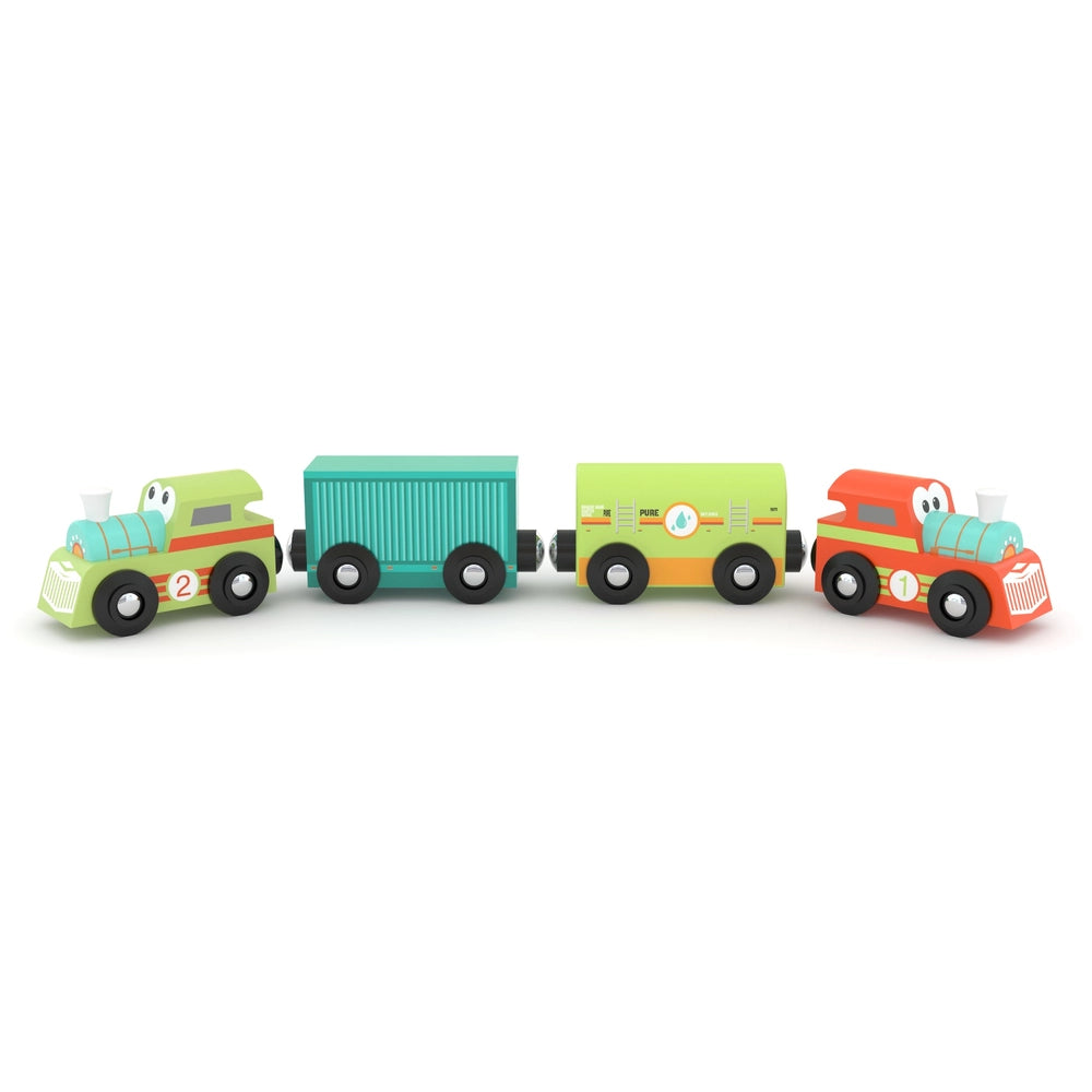 J'adore Wooden Vehicles 4 Pack Assortment