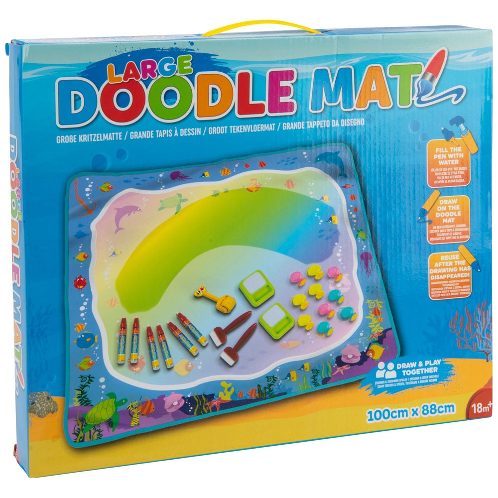 Large Water Doodle Mat