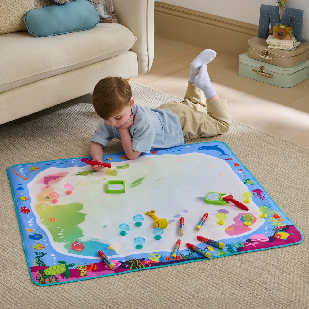 Large Water Doodle Mat 100 X 88Cm