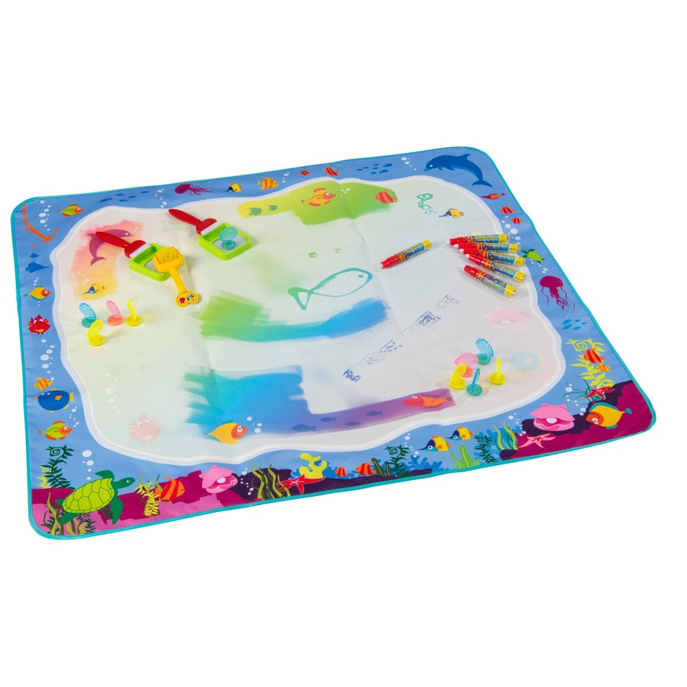 Large Water Doodle Mat