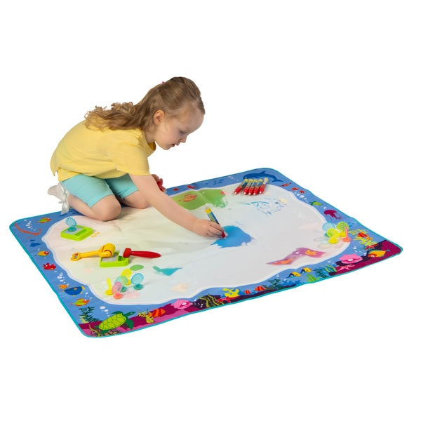 Large Water Doodle Mat