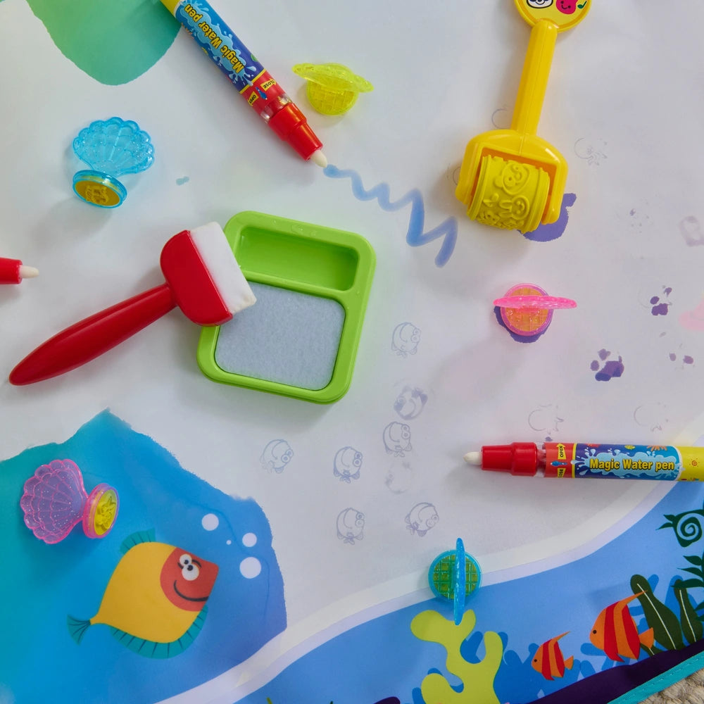 Large Water Doodle Mat 100 X 88Cm