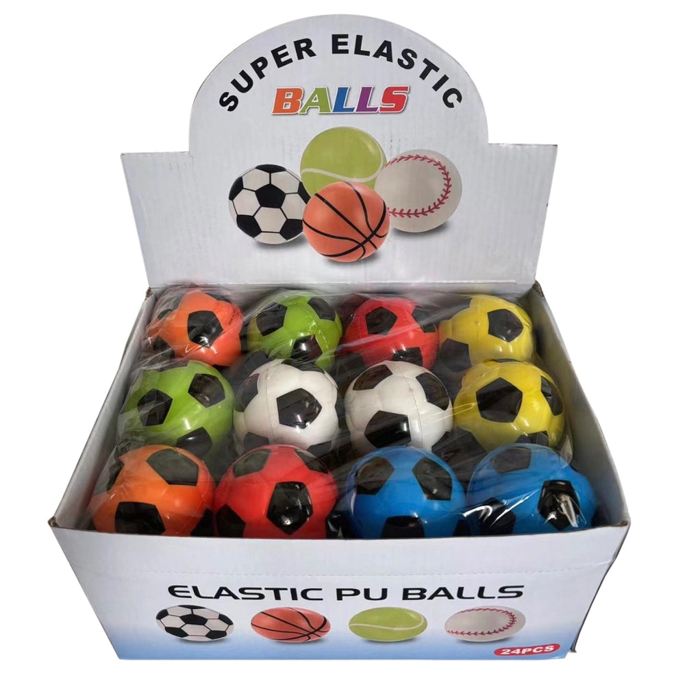 Football Bouncy Ball 6.3Cm Assortment