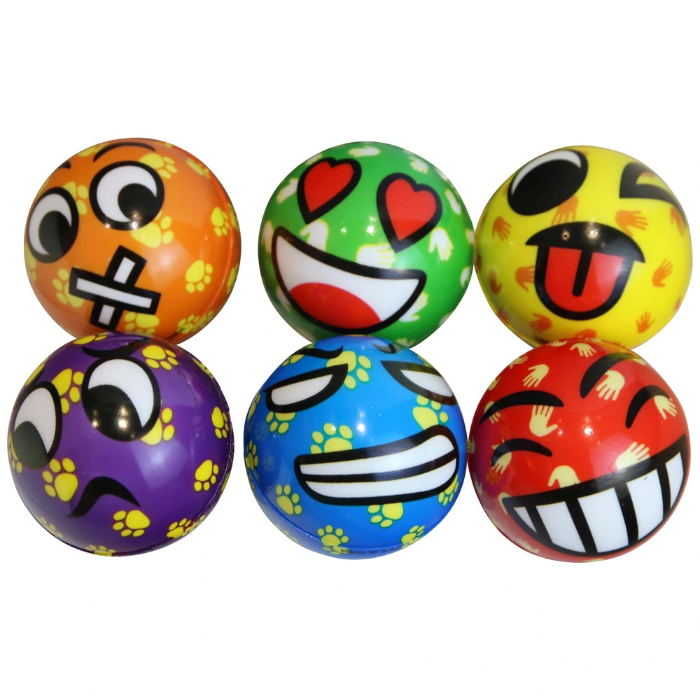 Bouncy Ball Emoji Ball 6.3Cm Assortment