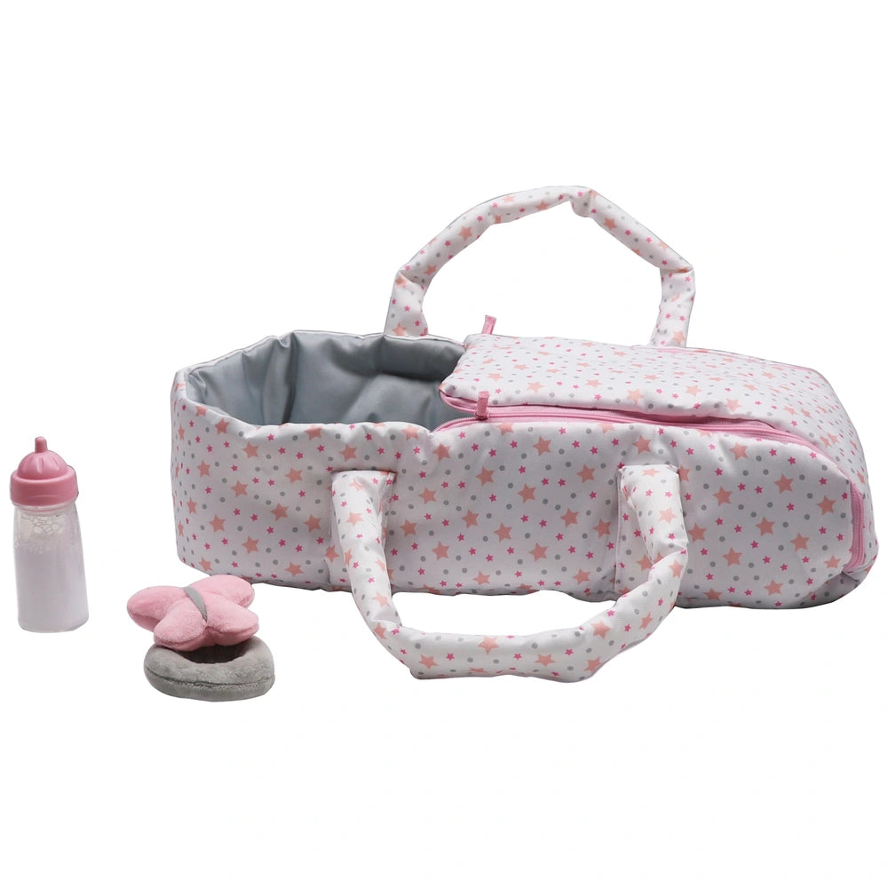 Ivy & Lily Baby Doll Bassinet Deluxe Accessories Set