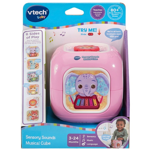 Vtech Sensory Sounds Musical Cube Pink