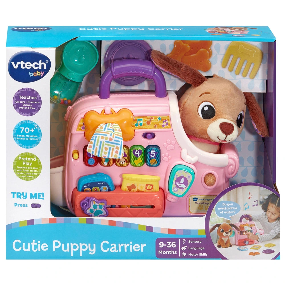 Vtech Baby Cutie Plush Puppy Carrier