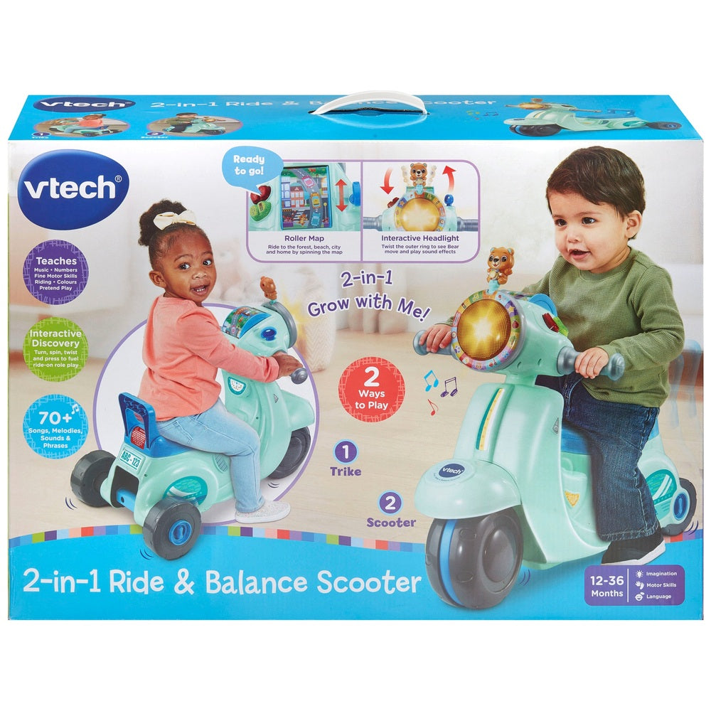 Vtech 2-In-1 Ride & Balance Scooter