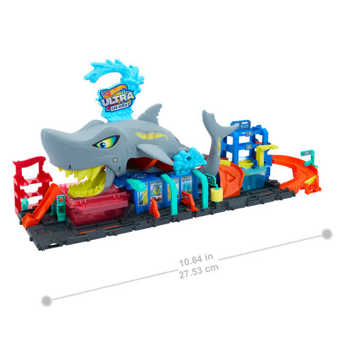 Hot Wheels City Let's Race Netflix - Ultra Shark Car Wash Set