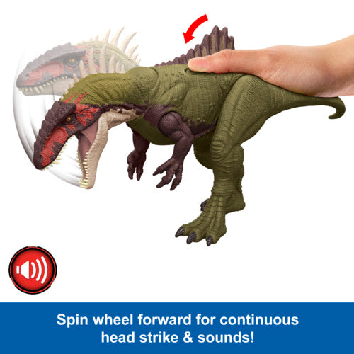 Jurassic World Chaos Theory Battle Roarin' Becklespinax Dinosaur Figure