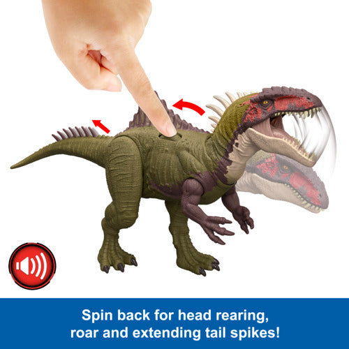 Jurassic World Chaos Theory Battle Roarin' Becklespinax Dinosaur Figure