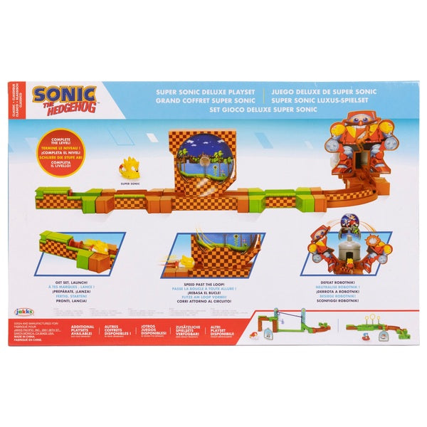 Sonic The Hedgehog Go-Go Racers Super Sonic Deluxe Playset