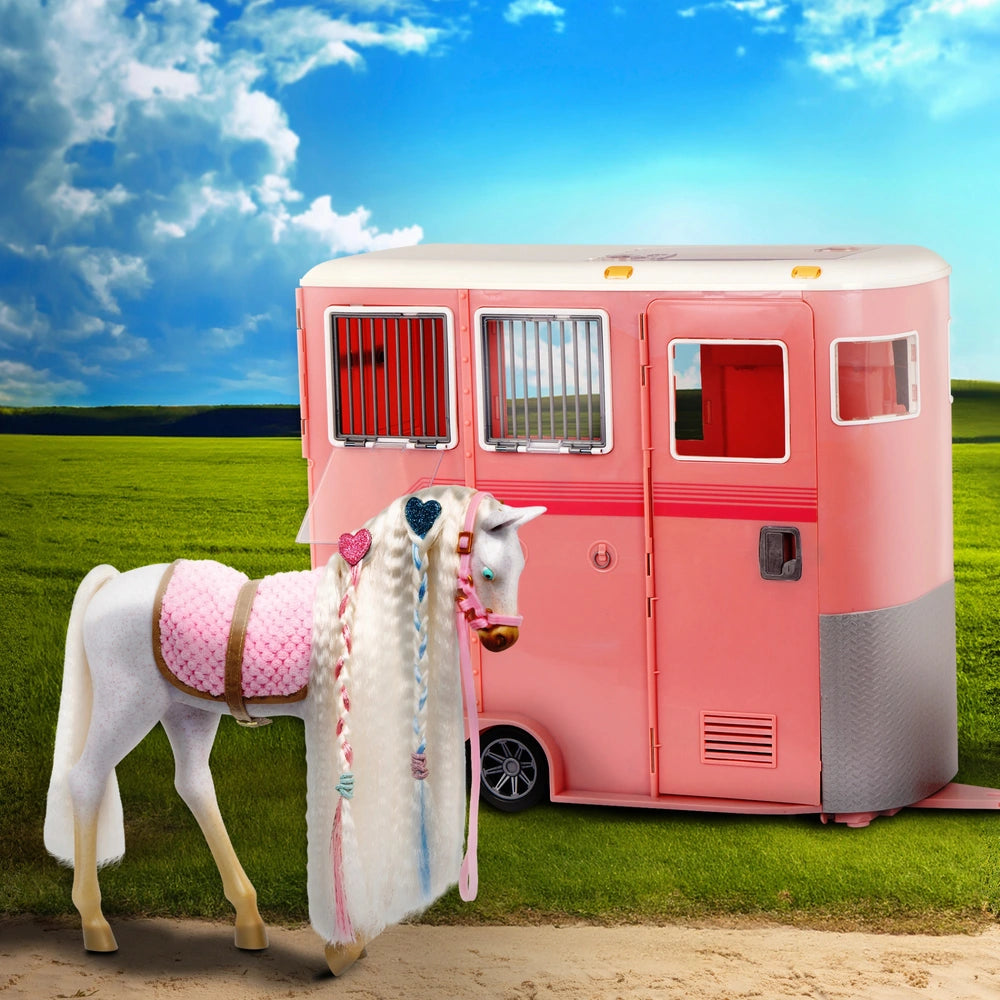 Our Generation Mane To Travel Horse Trailer And Accessories Playset