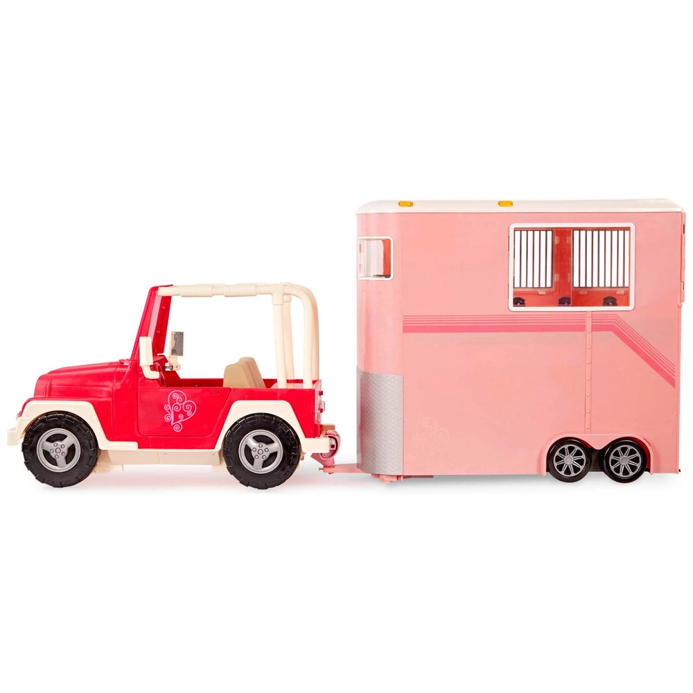 Our Generation Mane To Travel Horse Trailer And Accessories Playset