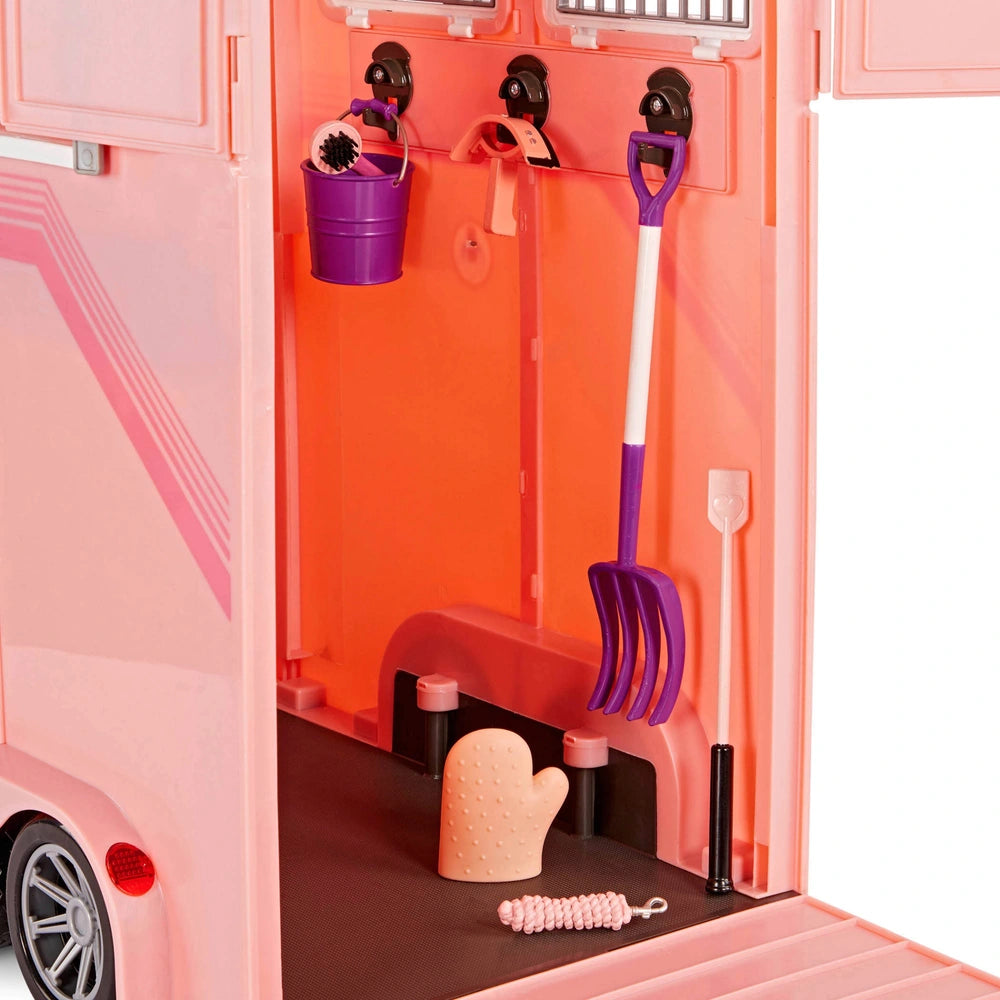 Our Generation Mane To Travel Horse Trailer And Accessories Playset
