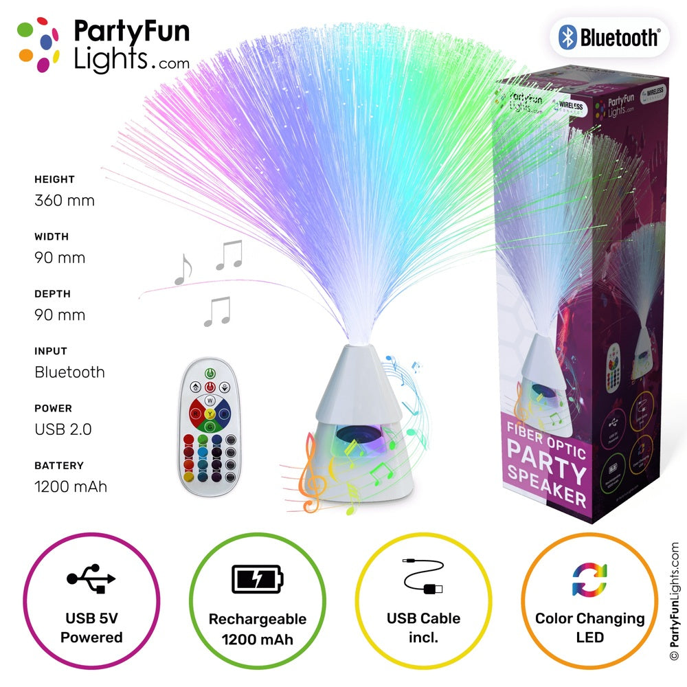 Fiber Optic Light With Speaker 36Cm