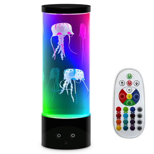 Jellyfish Sensory Colour Changing Motion Lamp 30Cm