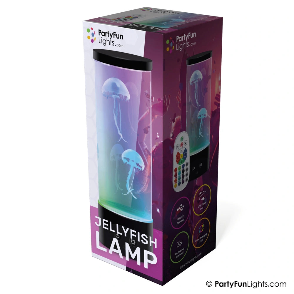 Jellyfish Sensory Colour Changing Motion Lamp 30Cm