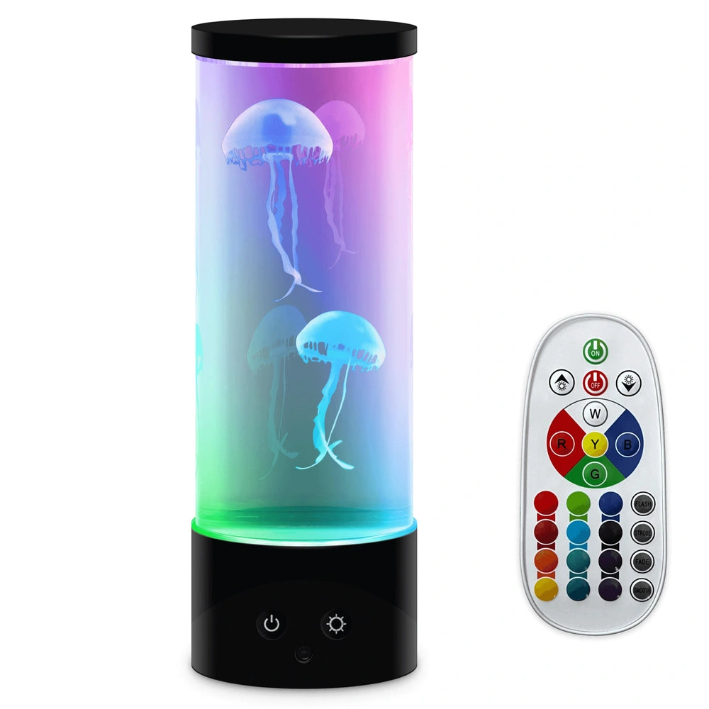 Jellyfish Sensory Colour Changing Motion Lamp 30Cm