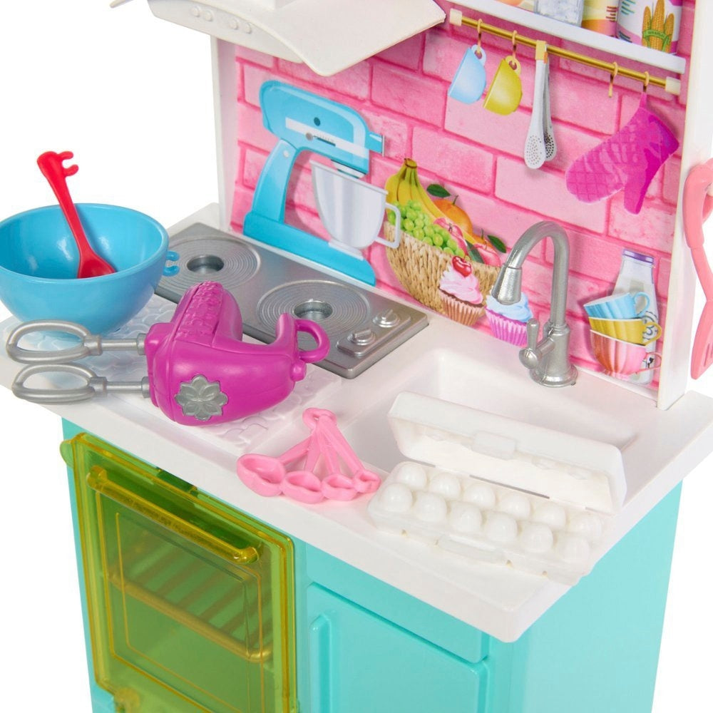Barbie Celebration Fun Baking And Kitchen Playset