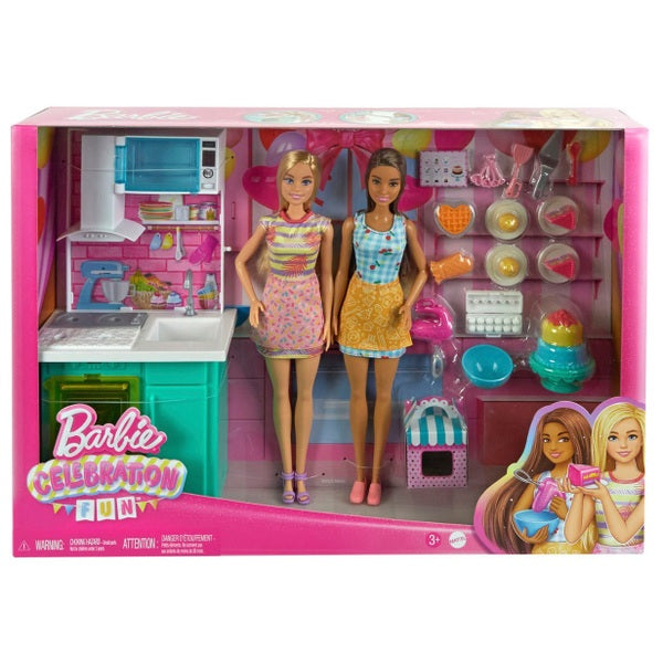 Barbie Celebration Fun Baking And Kitchen Playset