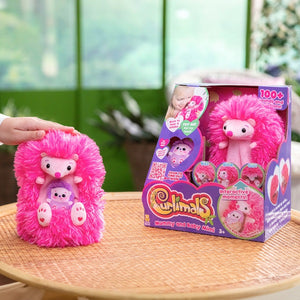 Curlimals Mummy And Baby Mimi Hedgehog Set