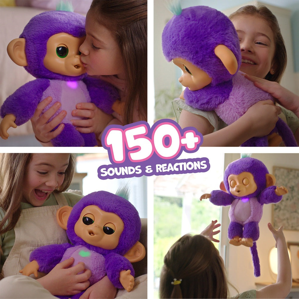 Fingerlings Care N' Cuddles Interactive Baby Monkey