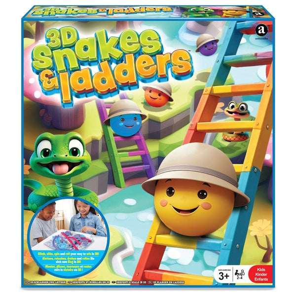 3D Snakes & Ladders Game
