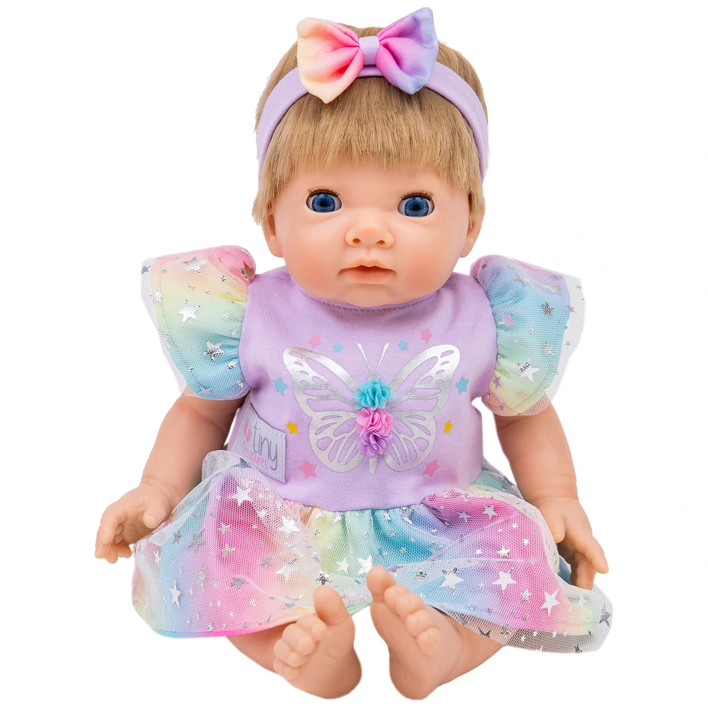 Tiny Treasures Baby Doll Clothes Butterfly Dress Outfit 44Cm