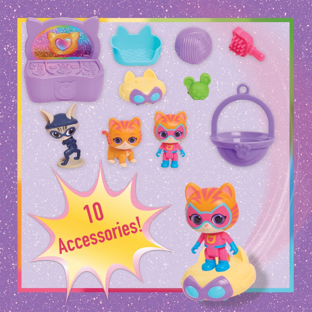 Disney Junior Superkitties Purr 'N' Play Playset
