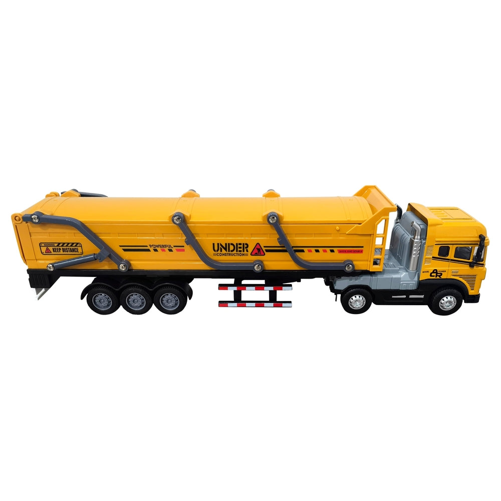 Diecast Gravel Trailer With Lights And Sounds