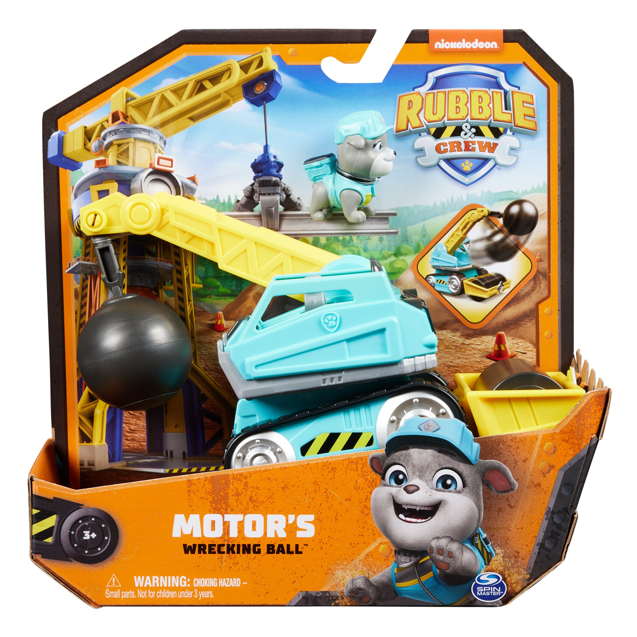 Rubble And Crew Motor’s Wrecking Ball Toy Truck