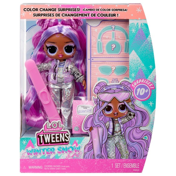 L.o.l. Surprise! Tweens Winter Snow Violet Colour Change Surprise Fashion Doll