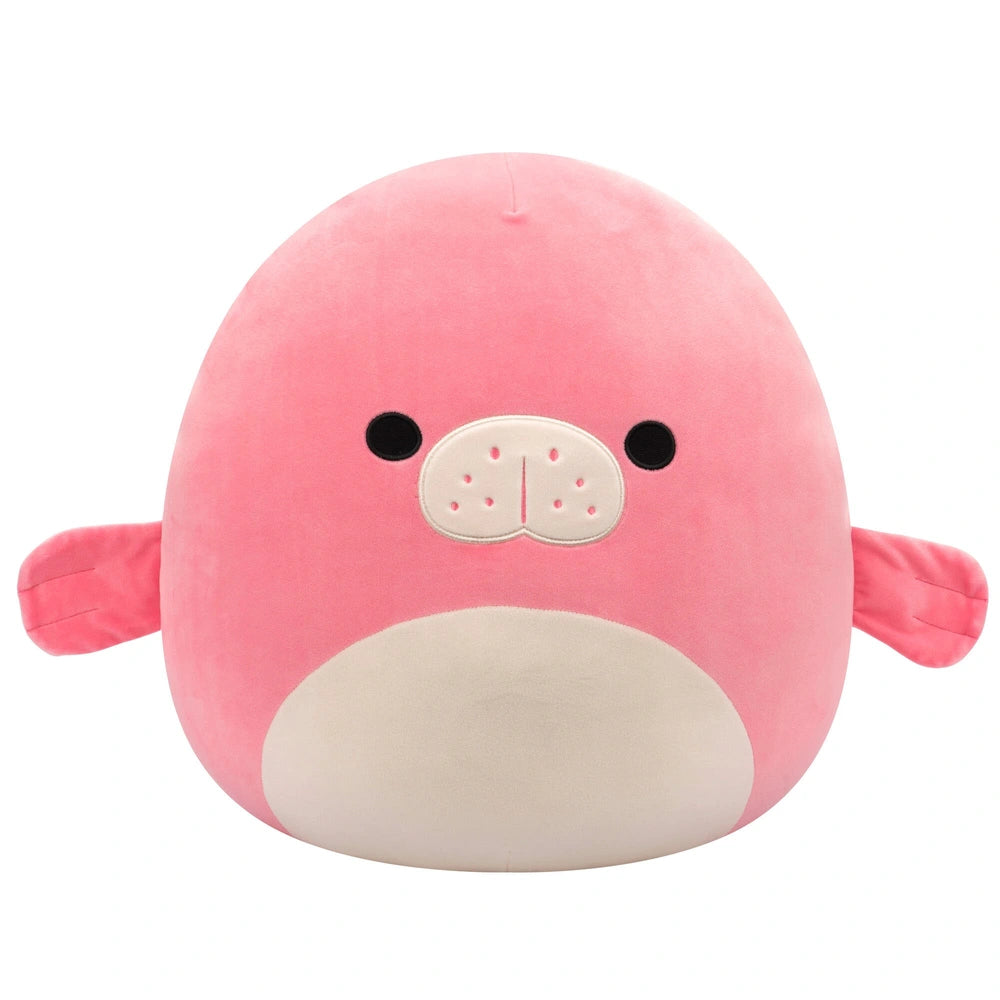 Original Squishmallows 16-Inch Morlai The Coral Manatee