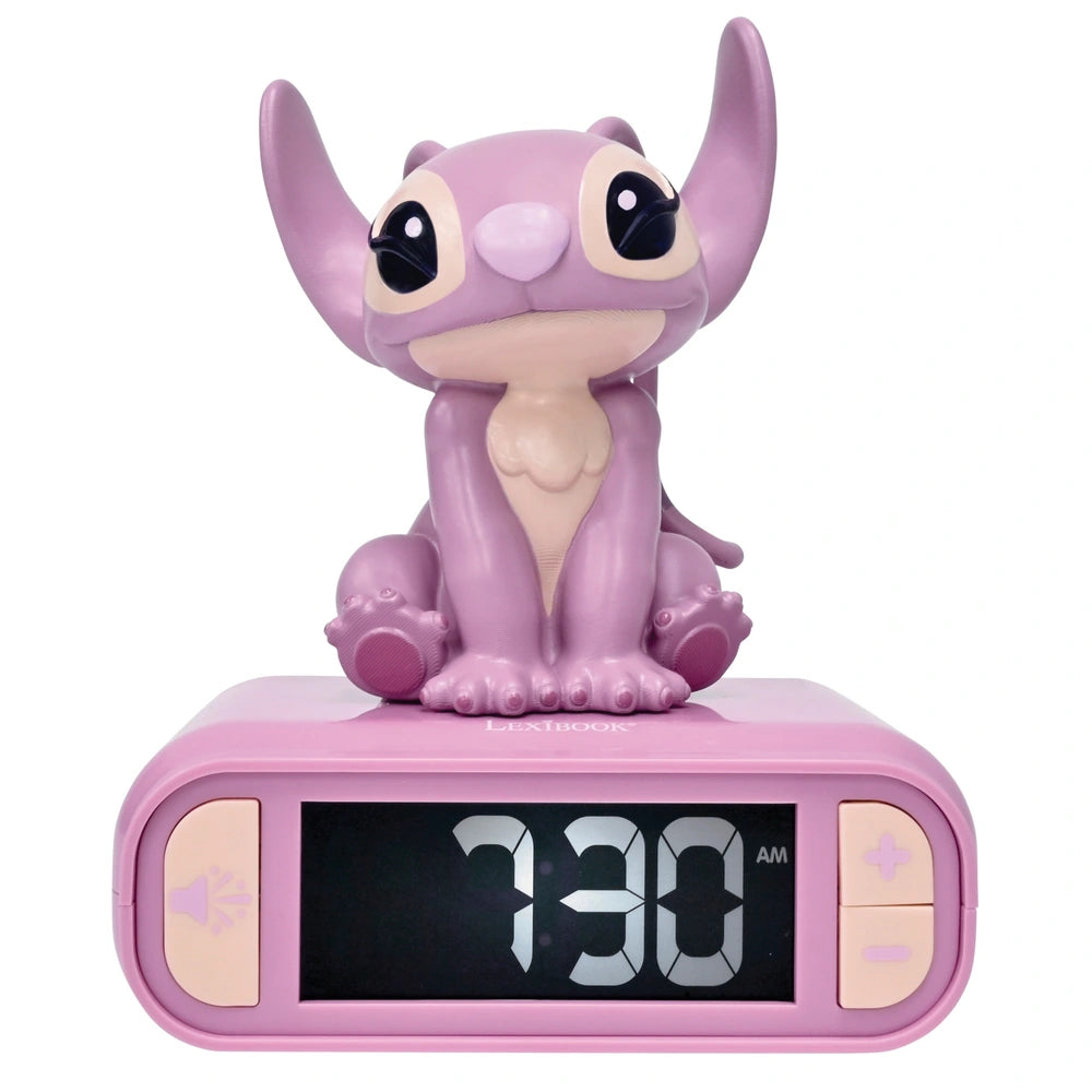 Disney Stitch Alarm Clock Night Light Angel