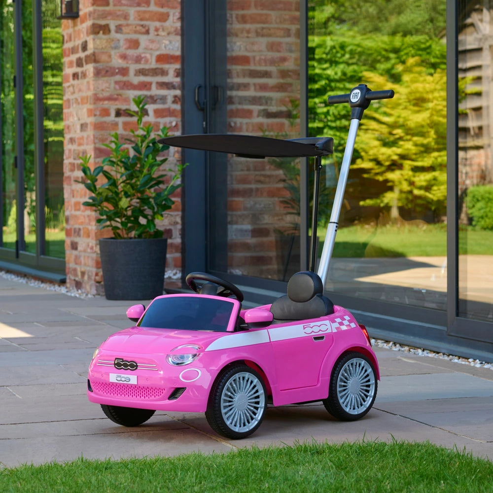 Fiat 500E Push Car With Uv Canopy