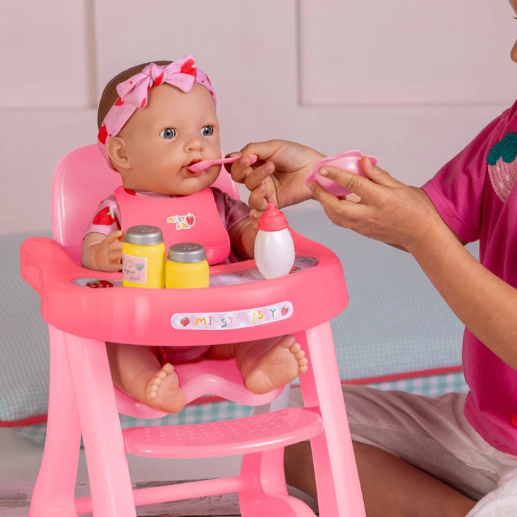Missy Kissy Doll's High Chair With Accessories