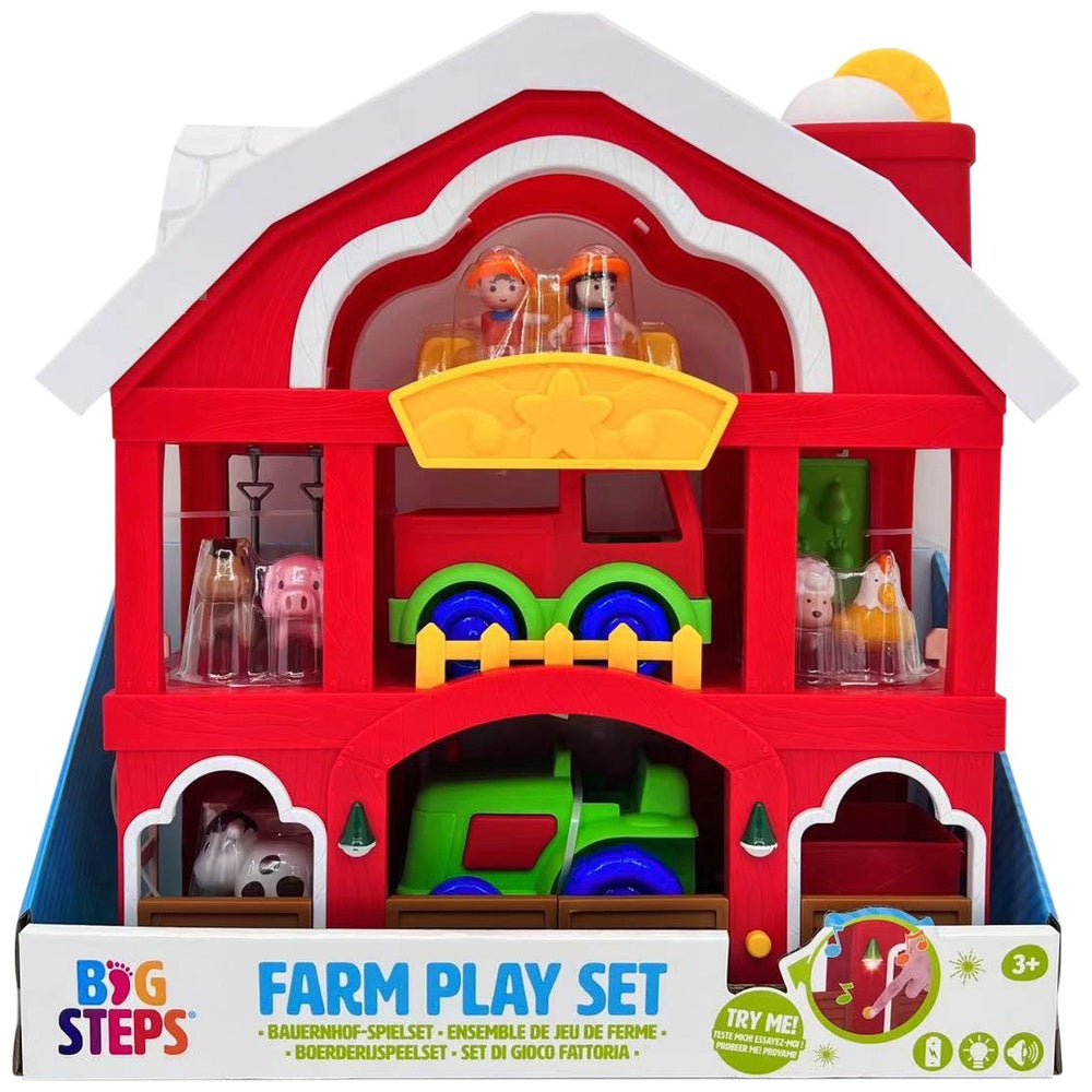 Big Steps Red Barn Farm Playset