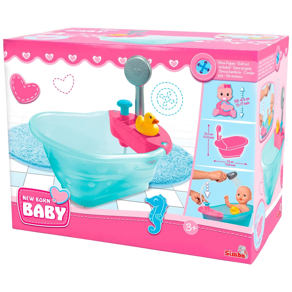 Newborn Baby Doll Bath With Shower