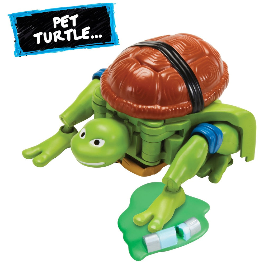 Tales Of Teenage Mutant Ninja Turtles Pet To Ninja Mutations Leonardo Action Figure