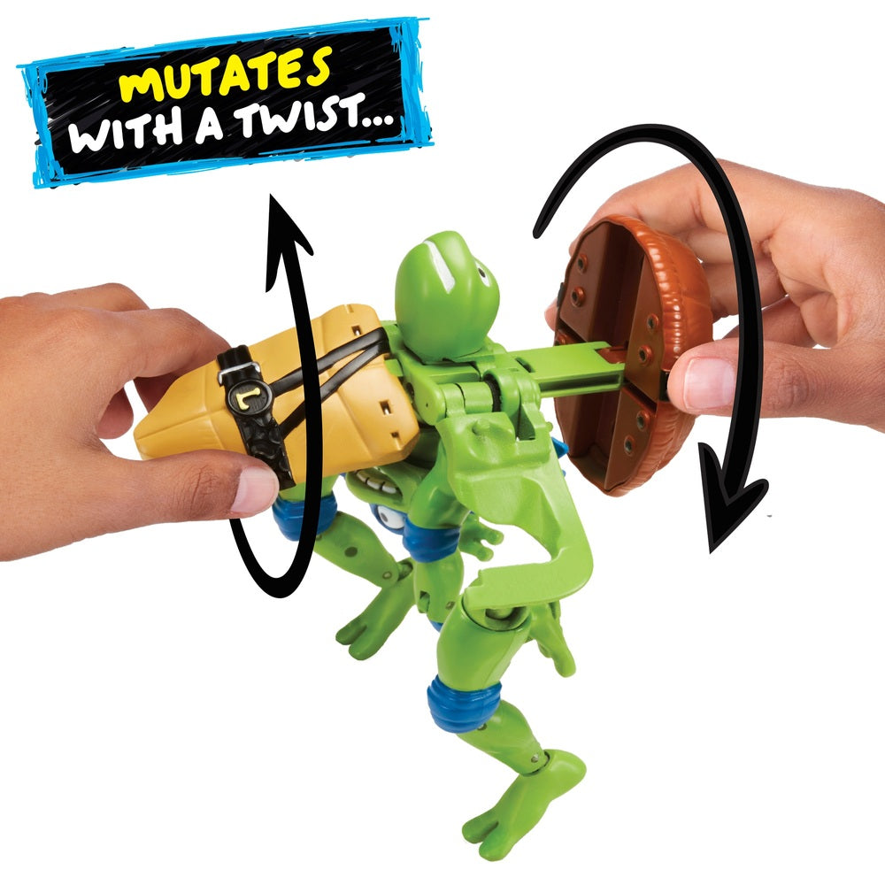 Tales Of Teenage Mutant Ninja Turtles Pet To Ninja Mutations Leonardo Action Figure
